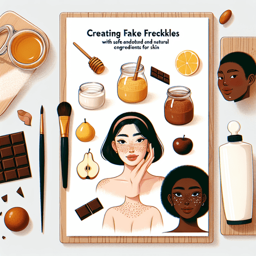 Tutorial Membuat Freckles Palsu dengan Bahan Alami yang Aman untuk Kulit
